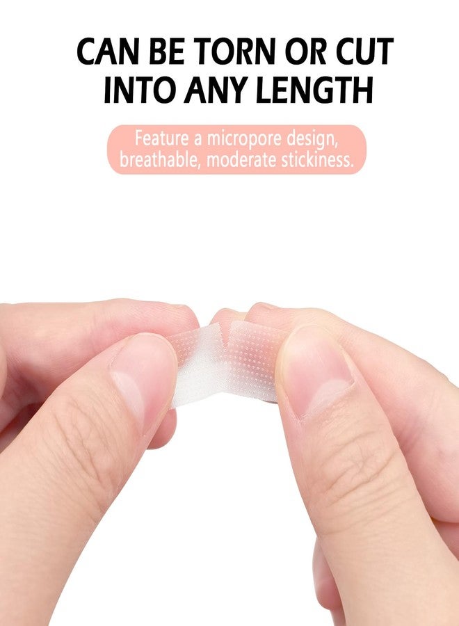 Quacc 3 Rolls White Eyelash Tapes Adhesive PE Micropore Breathable Lash Tape for False Eyelash Patch, Beauty Salon, Makeup Artist, Lash Tech (0.5inch x 10Yard) - Image 3